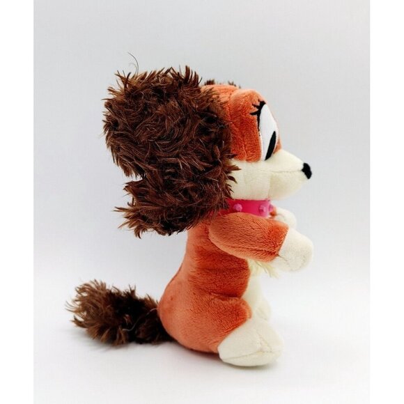 Disney Fifi Puppy Dog Lovey Plush Stuffed Toy 6” Disney Store Pluto’s Girl - Picture 2 of 5